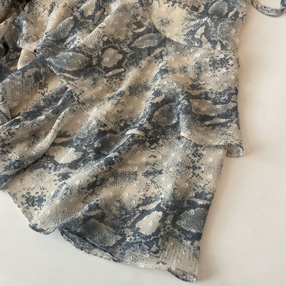 Fate‎ Dress Womens Medium Boho Chic Country Snakeskin - Picture 7 of 10